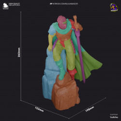 Dimensions de la statuette