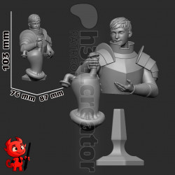 Figurine à peindre -  Laios Touden,  Delicious in Dungeon - Dungeon Meshi