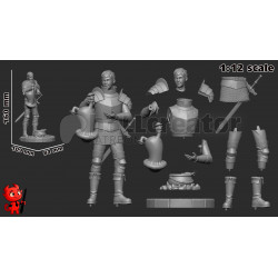 Figurine à peindre -  Laios Touden,  Delicious in Dungeon - Dungeon Meshi