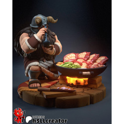 Figurine Senshi – Dungeon Meshi – Fan-Art en Résine par h3LLcreator | Figurines à Peindre