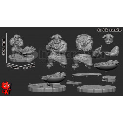 Figurine Senshi – Dungeon Meshi – Fan-Art en Résine par h3LLcreator | Figurines à Peindre