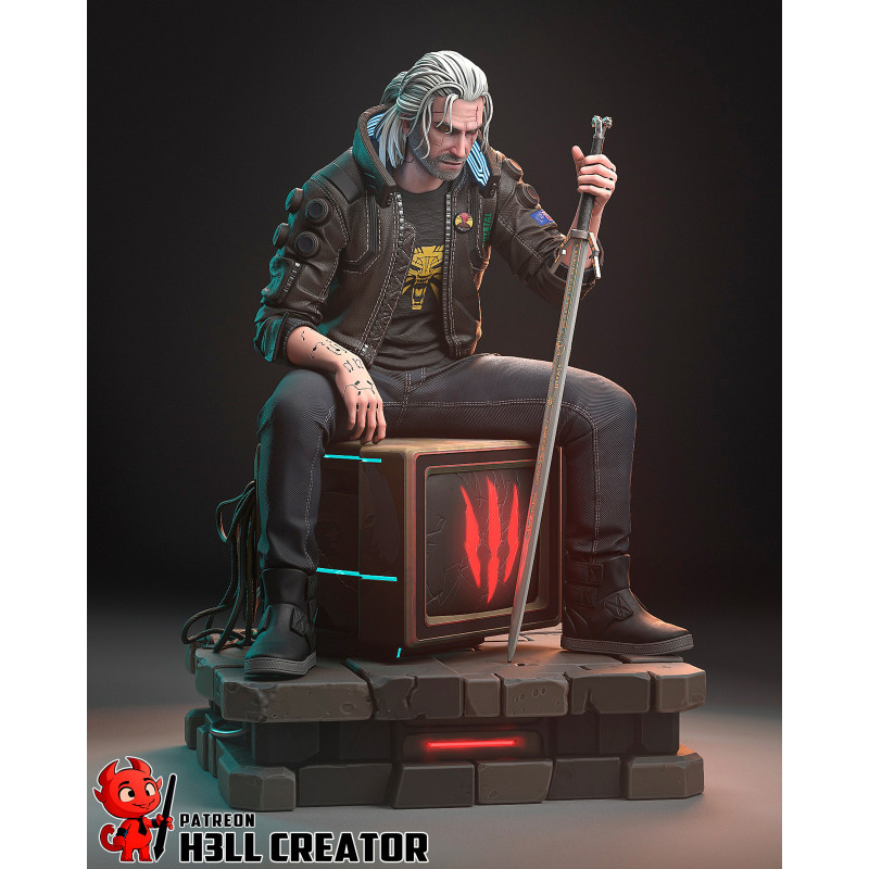 Silverronin (Geralt) -garage kit -  H3LL