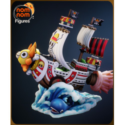 Vue détaillée du modèle mettant en valeur le design de fan réalisé par NomNomFigures