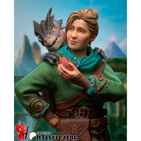 Figurine Zoe Split Fiction – Garage Kit en Résine à Assembler et Peindre | h3LLcreator