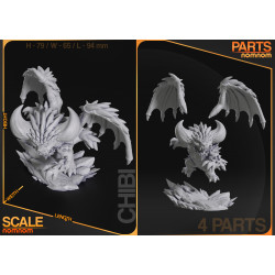 les dimensions de la figurine Chibi