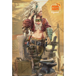 Figurine Monster Hunter - Vue de face détaillée"