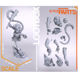 Figurine Ayla Chrono Trigger - Nomnom Figure