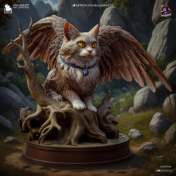 Tara, le pseudodragon espiègle de Gale, maîtrise parfaitement l'art de la magie et du charme félin