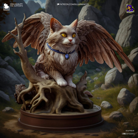 Tara, le pseudodragon espiègle de Gale, maîtrise parfaitement l'art de la magie et du charme félin