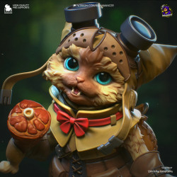 Figurine Palico à Peindre - Monster Hunter Wilds par Bulkamancer Sculpts | Kit Résine 3D