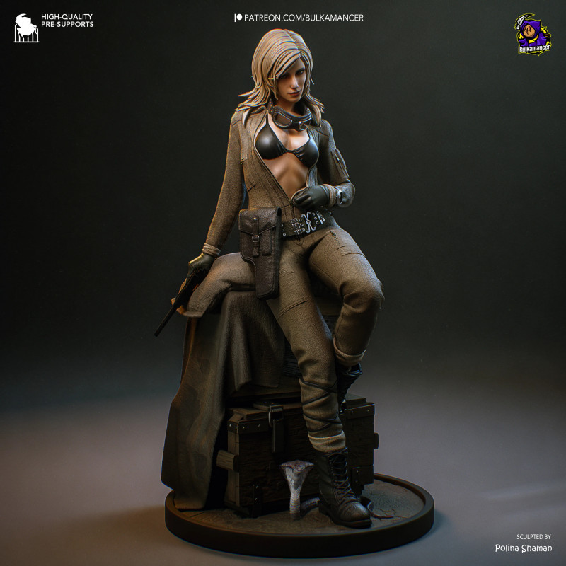 EVA Metal Gear Solid Delta - Figurine de collection haute qualité par Bulkamance