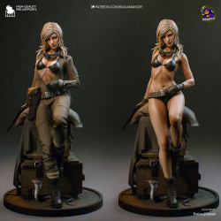 La figurine d'Eva est livrée en deux versions