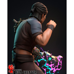 Sevika Arcane - Figurine H3LL Creator | League of Legends