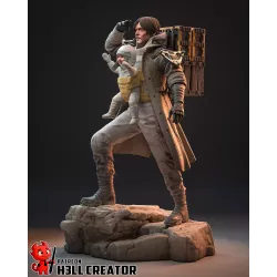 Sam Bridges Figurine à peindre echelle  1/12 - Death Stranding Collection