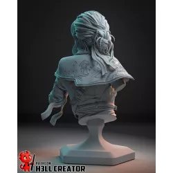 Découvrez la figurine Sciel 1/12 de Clair Obscur: Expedition 33 par H3ll Creator. Sculpture en résine haute qualité 267mm, pose