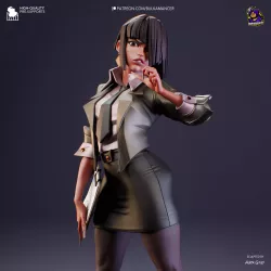 "Agent Karen - Vue principale - Figurine résine 220mm à assembler et peindre"