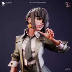 Figurine Agent Karen Unbreadable - Résine 1/8 220mm - Bulkamancer Sculpts |figurine à Peindre