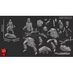 Figurine à l'échelle d 1/10