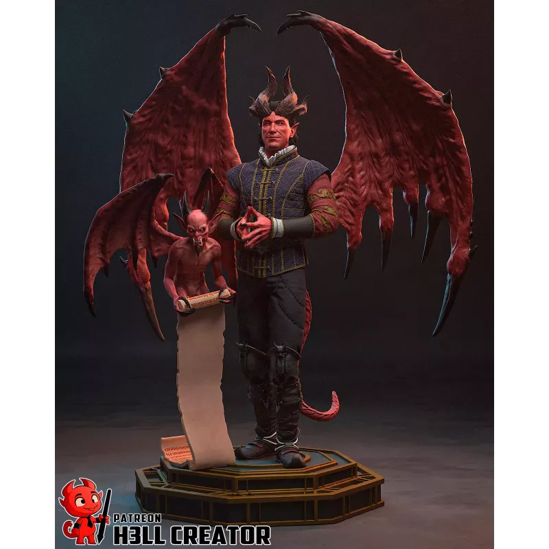 Raphael Baldur's Gate 3 - Figurine Cambion à peindre Raphael Baldur's Gate 3 - Figurine Cambion à peindre