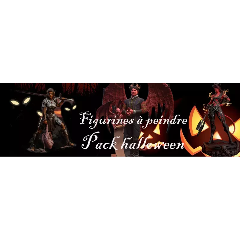 Pack Spécial Halloween - 3 Figurines Baldur's Gate 3 à Peindre