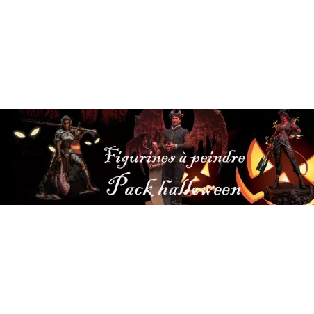 Pack Spécial Halloween - 3 Figurines Baldur's Gate 3 à Peindre