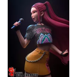 Crop top "WON'T MISS" avec motifs graphiques colorés