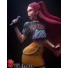 Crop top "WON'T MISS" avec motifs graphiques colorés
