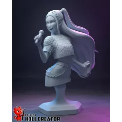 Figurine à Peindre de Mira - KPop Demon Hunters par H3ll | Résine 1/10
