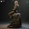 le socle de la figurine se montre particulièrement soigné