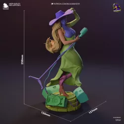 Figurine à peindre de Pauline dimensions