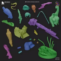 La voici, brute et prête à être assemblée et peinte. Faites-en la pièce maîtresse de votre diorama