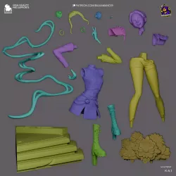 Les différentes pièces