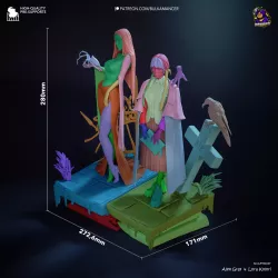 À l'échelle 1/8, ce diorama offre une présence idéale pour être exposé. Se