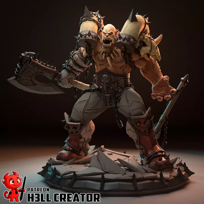 Garrosh Hurlenfer, Cette figurine capture la fureur et la détermination du Chef de Guerre