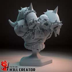 La figurine de Garrosh est disponibme en buste
