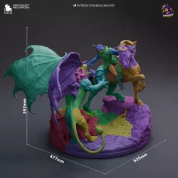 A l'échelle du 1/8 le diorama s'avère une pi_ces imposante