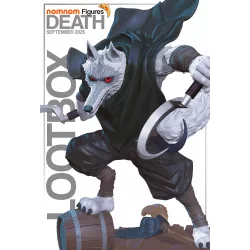 Figurine Death Nomnom Figures – Loup anthropomorphe | Kit 14 pièces à peindre (195 mm)