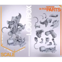 Dimensions de la figurine