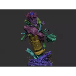 Ajoutez la mystérieuse Baba Yaga à votre collection fantasy - Figurine d'artiste numérotée Ref-237