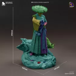 dimensions généreuses de 141 x 167 x 242 mm qui permettent d'apprécier chaque détail sculptural