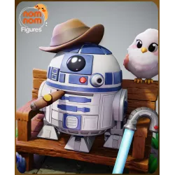 Si R2-D2 pouvait nous raconter ses histoires, il le ferait sûrement depuis ce banc.