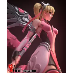Figurine Ange Rose (Pink Mercy) Overwatch à Peindre - Collection