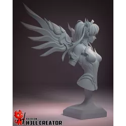 Figurine Ange Rose (Pink Mercy) Overwatch à Peindre - Collection