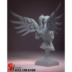Figurine Ange Rose (Pink Mercy) Overwatch à Peindre - Collection
