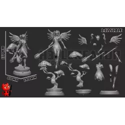 Figurine Ange Rose (Pink Mercy) Overwatch à Peindre - Collection