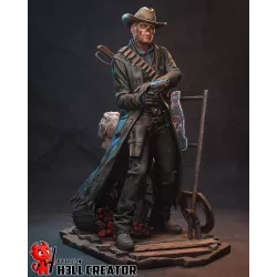 Hancock, le maire charismatique de Goodneighbor, prêt à rejoindre votre collection Fallout. Une pièce en résine de haute qualité