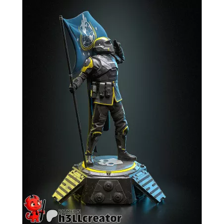 Pour la Super-Terre ! Montrez votre allégeance avec cette statuette emblématique.