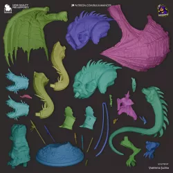 les pièces composant le kit