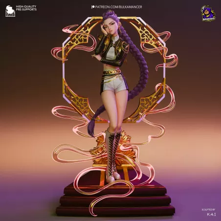 Rumi, héroïne inspirée de l’univers KPop Demon Hunters, prête à prendre vie grâce à votre coup de pinceau.