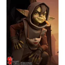 Capuche baissée, regard jaune perçant : quelqu’un va se faire voler